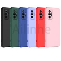 เคส Xiaomi สำหรับ Xiaomi Redmi Note 10 11 Pro 11S 10S 5G ฝาครอบโทรศัพท์กันกระแทกซิลิโคนนุ่มเหลวสีลูกอม