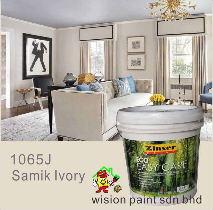 1065J SAMIK IVORY 1L / 5L / 15L ZINXER PAINT ( EASY CARE ) INTERIOR