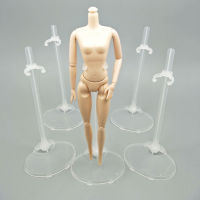 10pcslot Transparent Clear Color Dolls Toy Stand Support for Barbie Dolls Girls Prop Up Mannequin Model Display Holder