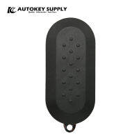 ForFiat 500 Brava Punto Panda 3 Button Remote Key shell (Black) AKFTF106