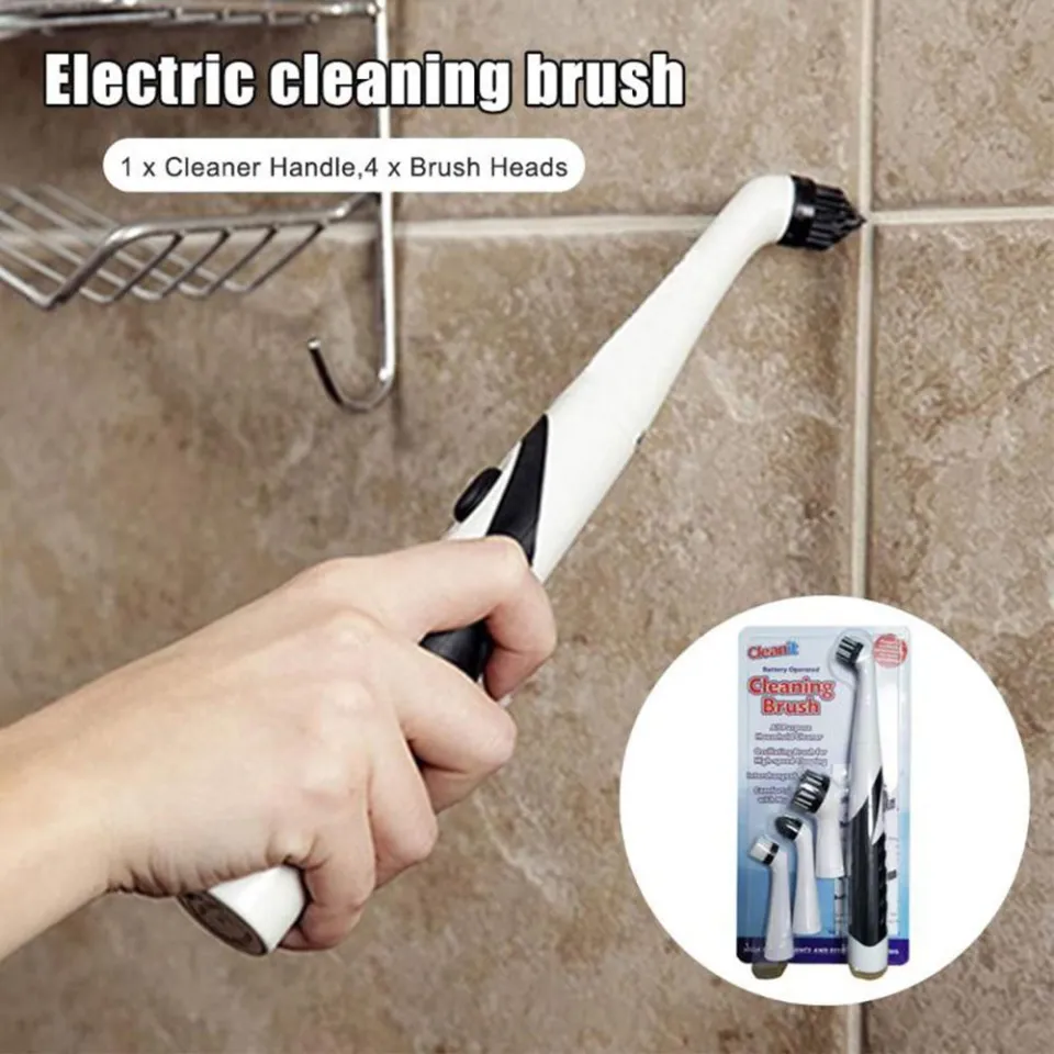 Sonic Scrubber Electric Cleaning Brush Ultrasonic Dust Cleaner Kitchen  Supplies