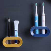 Double Hole Wall Toothbrush Organizer Electric Toothbrush Holder Toothbrush Stand Brush Holder Bathroom Accessories