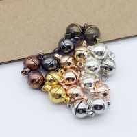 【YF】▦☂✓  Mibrow 10pcs 6/8/10/12mm Round Magnetic Clasps Necklace End Clasp Connectors  Jewelry Making