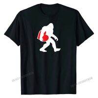 Bigfoot Heart Valentines Day Shirt Cute Anniversary Gift Hop Tshirts Plain Tees Cotton Mens Funny