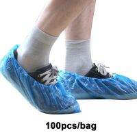 100pcs/bag Shoe Covers Plastic Disposable Shoe Covers Rain Outdoor Carpet Waterproof Shoe Cover Overshoes Cleaning Shoe Cover Shoes Accessories