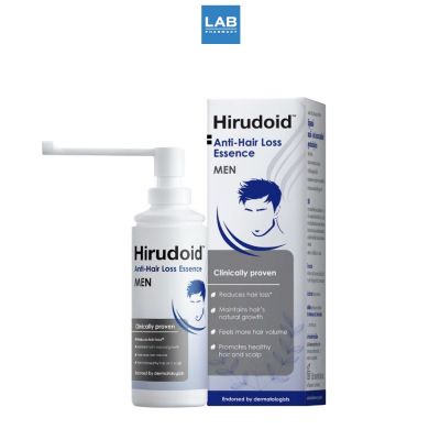 Hirudoid Anti Hair loss essence Men 80 ml ฮีรููดอยด์ แอนตี้ แฮร์ลอส เอสเซนส์ ผลิตภัณฑ์บำรุงเส้นผมและหนังศีรษะ สููตรสำหรับผู้ชาย 1 ขวด บรรจุ 80 มล.