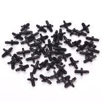 ZIBU 50pcs4/7Mm ท่อชลประทานตัวต่ออะแดปเตอร์แยกและสวน6Mm