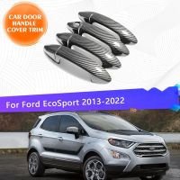 สำหรับ Ford Ecosport BK MK2 2006 ~ 2016ประตูรถยนต์โครเมียมฝาครอบที่จับตัดแต่ง4ชิ้นตกแต่งโครเมียมส่วนภายนอกตกแต่ง