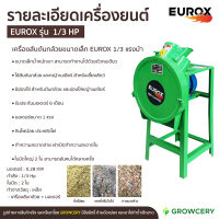 [G] เครื่องสับต้นกล้วย ขนาดเล็ก 2 ใบมีด กำลัง 1/3 HP มอเตอร์ 0.28KW จำหน่ายโดย GROWCERY