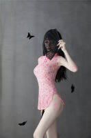 Classic womens perspective Pajama suit DS shop dew Tulle sexy lingerie nightdress 8033 0TJF