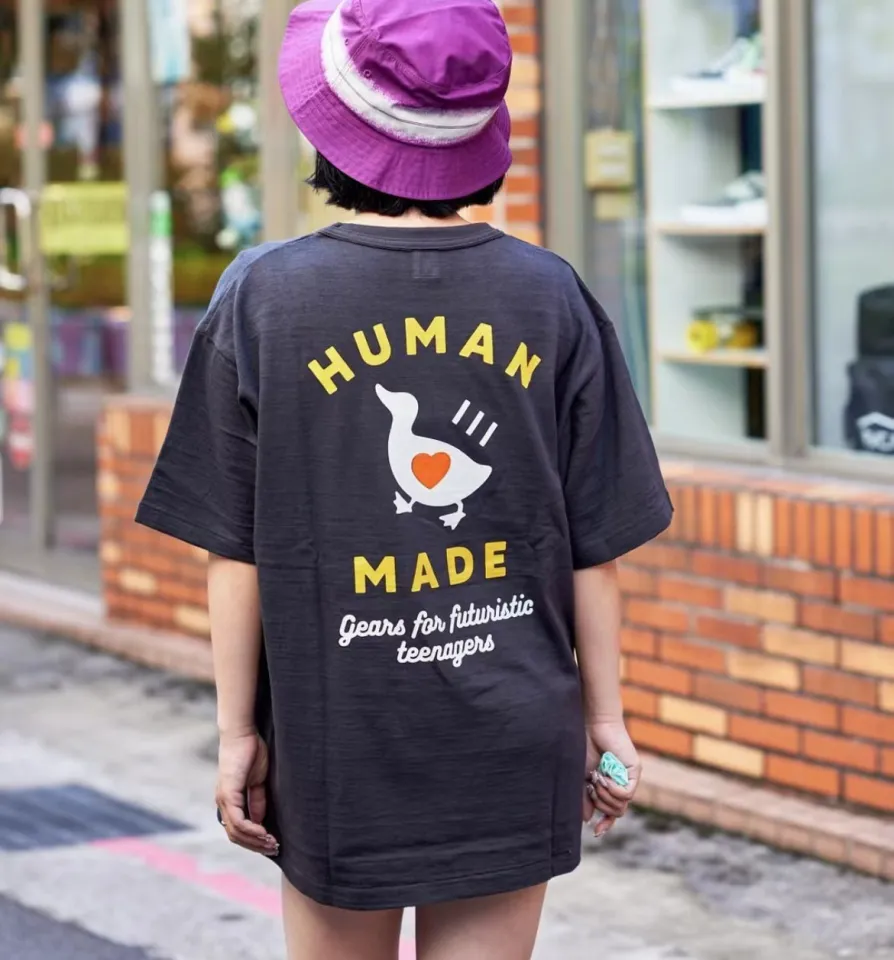 Human Made T-shirt Men Women 1:1 Alphabet Duck T-shirt Human Made