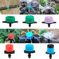 10pcs 4/7mm 1/4 Adjustable Dripper Sprinkler Garden Irrigation Nozzle Launcher Microdrop Balcony Greenhouse Watering