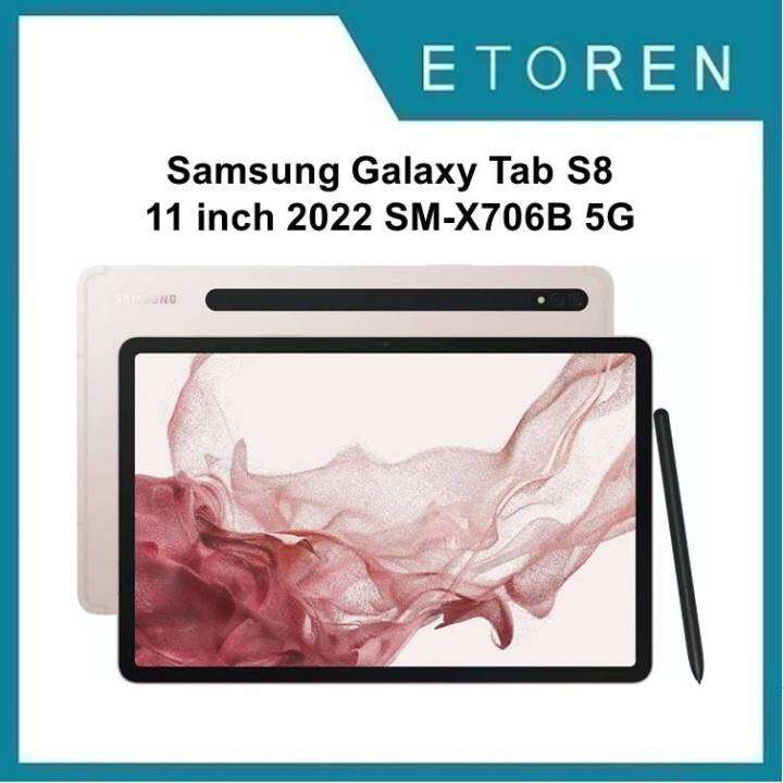 Samsung Galaxy Tab S8 11 inch 2022 SM-X706B 5G 256GB Graphite/Pink Gold ...