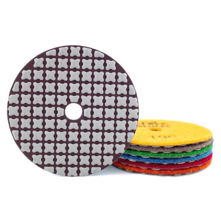 rijilei-7-pcs-100mm-dry-polishing-pad-4-inch-sharp-type-diamond-polishing-pads-for-granite-marble-sanding-disc-for-stone-zl30