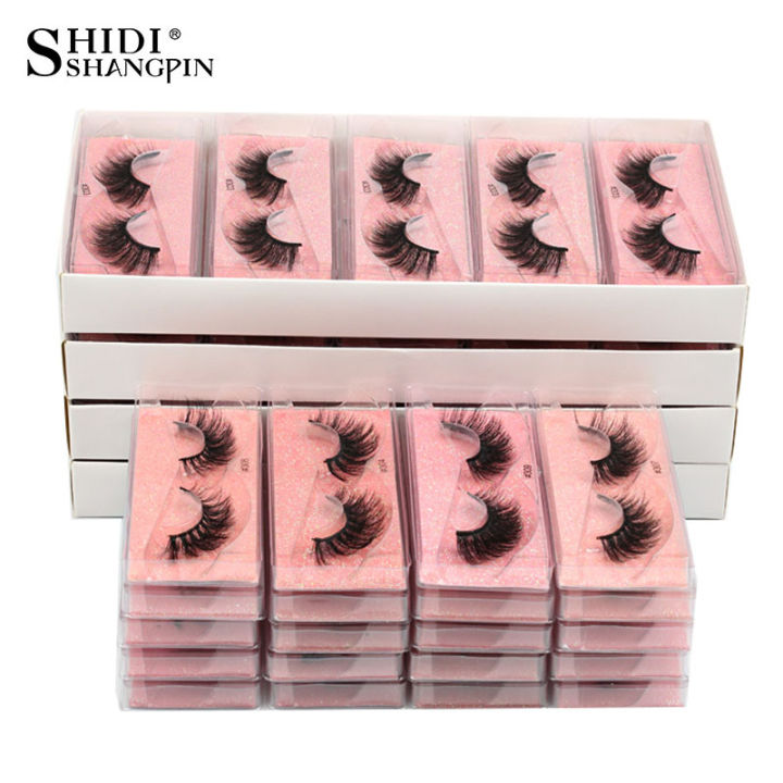 ขายส่งขนตา550pcs-3d-mink-ขนตา-mink-ธรรมชาติ-dramatic-ขนตาปลอมเครื่องมือแต่งหน้าหนาขนตาปลอมจำนวนมาก