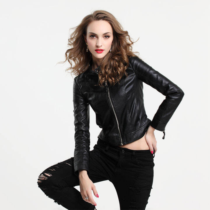 fitaylor-women-pu-leather-jackets-lady-black-pink-faux-leather-outwear-motorcycle-coat-spring-matte-biker-bomber-jacket