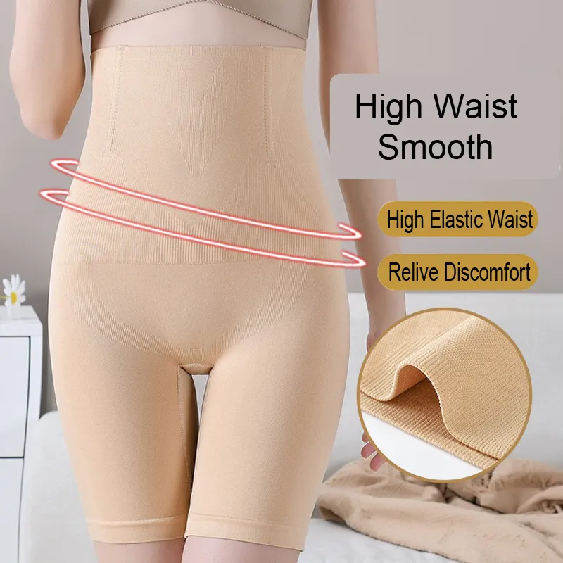 Women's Shapewear Shorts High Waist Tummy Control Body Shaper Thigh Slimmer  Slimming Panties Free Size