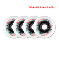 8pcs 88A Inline Skate Wheels With ILQ-11 Bearing 80mm Braking Slalom Free Skating Sliding Roller For SEBA Patines Tires JAPY