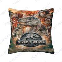 【hot】☎✽ Covers 45x45cm-Jurassic Parks Pillowcase Car Cushion Cover Sofa Room Throw