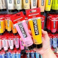 AMSTERDAM Acrylic Color สีอะครีลิค อัมสเตอดัม มีทุกสี 120 ml. มีให้เลือกถึง 70 เฉดสี (Past 1)