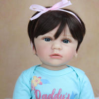 55 CM Full Silicone Body Reborn Baby Girl Doll Toy Soft Vinyl Princess Toddler Classic Dress Up Boneca Birthday Gift Present