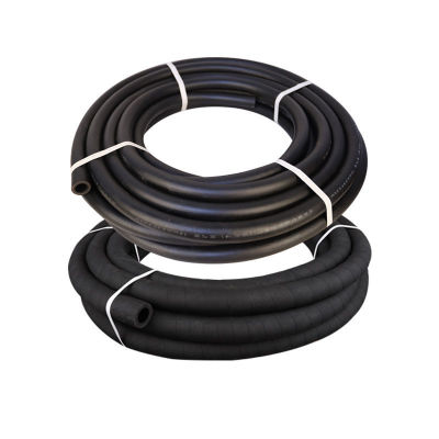 High Pressure Glossy Cloth Clipping Rubber Hose Black Rubber Hose Rubber Water Hose High Temperature Resistant Rubber 46 Sub- 123 -Inch
