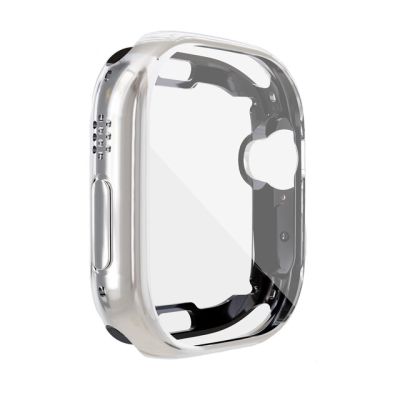 ฝาครอบป้องกันหน้าจอสำหรับนาฬิกา Apple 8 Ultra 49Mm เคสป้องกันซิลิโคนสำหรับ Iwatch Series 7 6 5 4 3 2 44 40 44 45มม.