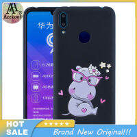 Acekool สายคล้องแบบมีเคสป้องกันเต็มรูปแบบลายการ์ตูนน่ารักสี Y7 2019ฝาหลัง TPU นิ่มกันลื่นกันกระแทก