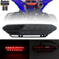 ไฟท้ายรถจักรยานยนต์สีดำ/ใสสำหรับ Yamaha YFZ450 LED YFZ 450 2006-2009 5TG-84710-21-00ไฟเบรก ATV