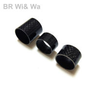 BR Wi &amp; Wa ท่อคาร์บอนไฟเบอร์สำหรับที่นั่งรีลและคันเบ็ด DIY Repair Carbon Tube 5Pcs