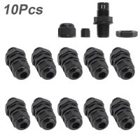 5pcs IP68 Waterproof 1/4 Inch NPT Nylon Cable Gland Connector Strain Relief Connection Fixing Head for 4 - 7mm Wire Thread