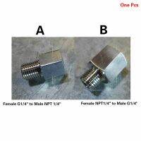 1/4 "BSPP(G) ถึง1/4" ส่วนหลอดด้าย NPT ตัวผู้และตัวเมีย M/f ตัวเชื่อมอะแดปเตอร์เราไปยังยุโรปด้ายการแปลงมาตรฐาน SUS304