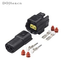 1/10/20/50 Sets 2 Pin 1.8 Series Waterproof Wire Black Male Female Connector Auto Wiring Plug With Terminal 174354-2 174352-2 Watering Systems Garden