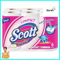 กระดาษอเนกประสงค์ SCOTT COMPACT แพ็ค6MULTIPURPOSE TOWEL SCOTT COMPACT PACK6 **ใครยังไม่ลอง ถือว่าพลาดมาก**