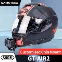 Camsteer ส่วนบุคคล CNC Alluminio Shoei GT-AIR2 Casco ที่ยึดคางต่อ Gopromax Hero11 10 9 Insta360x3 X2 RS Accessori ต่อ Fotocamere