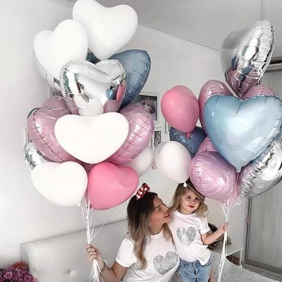 18 Inch Love Heart Helium Balloons Wedding Valentine Day Decorations Inflatable Foil Balloon