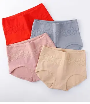 Flarixa Seamless Women's Panties High Waist Flat Belly Panties