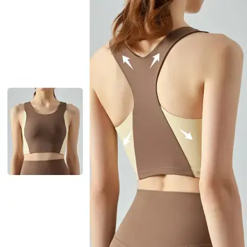 Sports Bra As Top Camisole, Shockproof, Breathable & Quick Dry, With  Removable Chest Pad For Yoga/Fitness