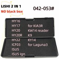 ไม่มีกล่องดำ Lishi 2in1 HY16 HY17 HY20 HY20R สำหรับ ICF03 KW14 K9 KY14 HY22สำหรับ Laa3สำหรับ Laa 3ช่างทำกุญแจเครื่องมือ