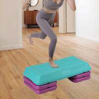 Baoblaze ฟิตเนสเหยียบเงียบลื่น3ความสูง Heavy Duty Board ทนทาน Aerobic Step Trainer สำหรับเด็กออกกำลังกาย Balancing การฝึกอบรม Yoga