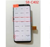 100% ทดสอบ Super AMOLED LCD สำหรับ Samsung Galaxy S8 G950 G950F จอแสดงผล LCD หน้าจอสัมผัส Digitizer ประกอบกับจุดสีดำ