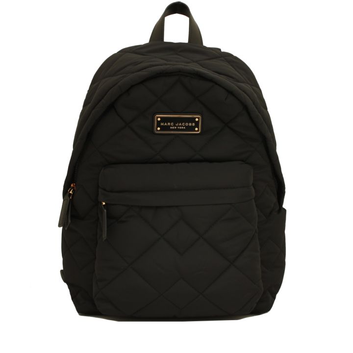 Marc Jacobs Quilted Nylon Backpack Bag in Black M0011321 | Lazada Singapore