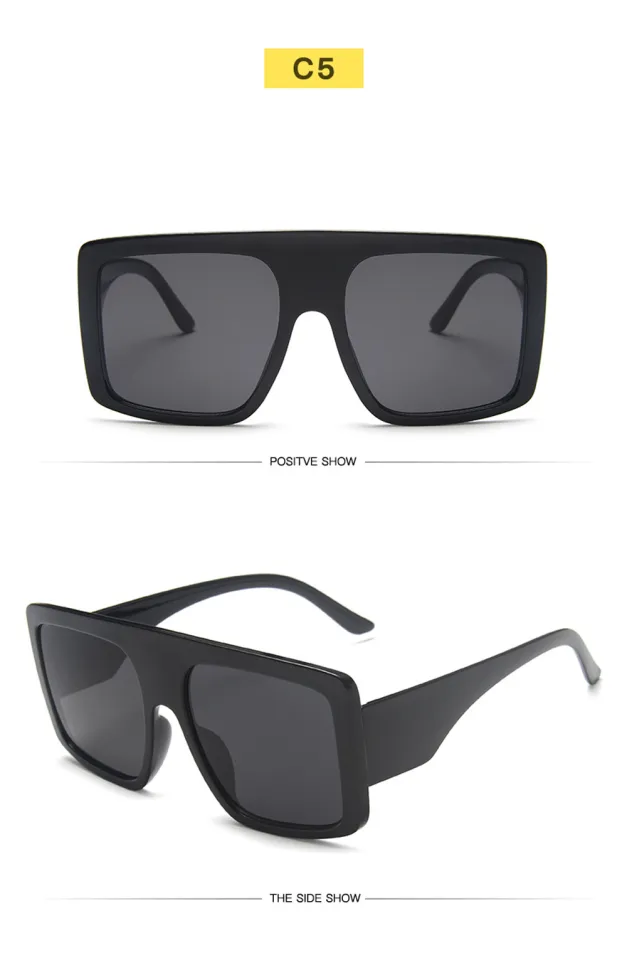 Women's Oversized Square 'Danaya Rise' Plastic Sunglasses in 2023