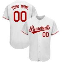 Custom Novel Baseball Jersey Shirt Professional Softball Competition Training Uniform Printed Team Name Number for Men/Youth