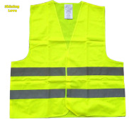 ShiningLove Fluorescent Green Reflective Vest Sleeveless Tops Traffic
