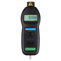 Handheld 2in1 Digital Laser Non-Contact Contact Tachometer m/min 0.5 99999RPM Range Auto Ranging Tach