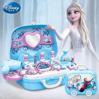ชุดแต่งหน้าDisney Princess Frozen,ของเล่นสำหรับเด็กผู้หญิงของขวัญวันเกิดของเล่นเด็กแต่งหน้าแอนนาเอลซ่า