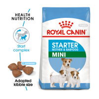 นาทีทอง !!! ส่งฟรี Royal Canin Mini Starter Mother &amp; Baby Dog แม่และลูกสุนัขพันธุ์เล็ก 1 KG