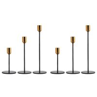 Candle Holder,Candlestick Holders, Set of 6 Modern Decor Candle Stands for Taper Candles, Fits 3/4 Inch Thick Candles