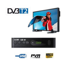 DVR-T2เครื่องรับสัญญาณทีวี Hd 1080P เครื่องรับสัญญาณทีวีโทรทัศน์เครื่องรับสัญญาณดาวเทียม DVB T2 Dvb C Usb สำหรับอะแดปเตอร์จอมอนิเตอร์